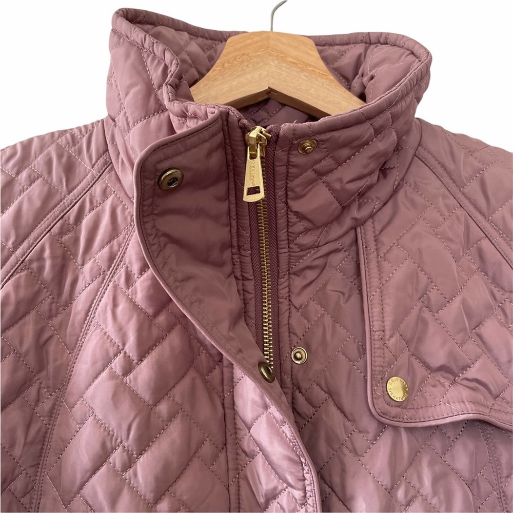 Cole Haan Women’s Classic Quilted Coat size large - Picture 7 of 12